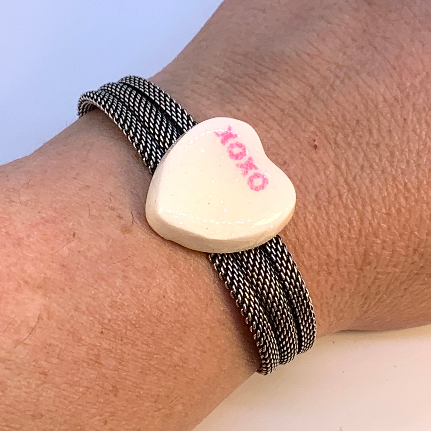 Conversation Heart Bracelet