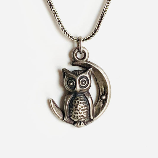 Vintage Owl Necklace