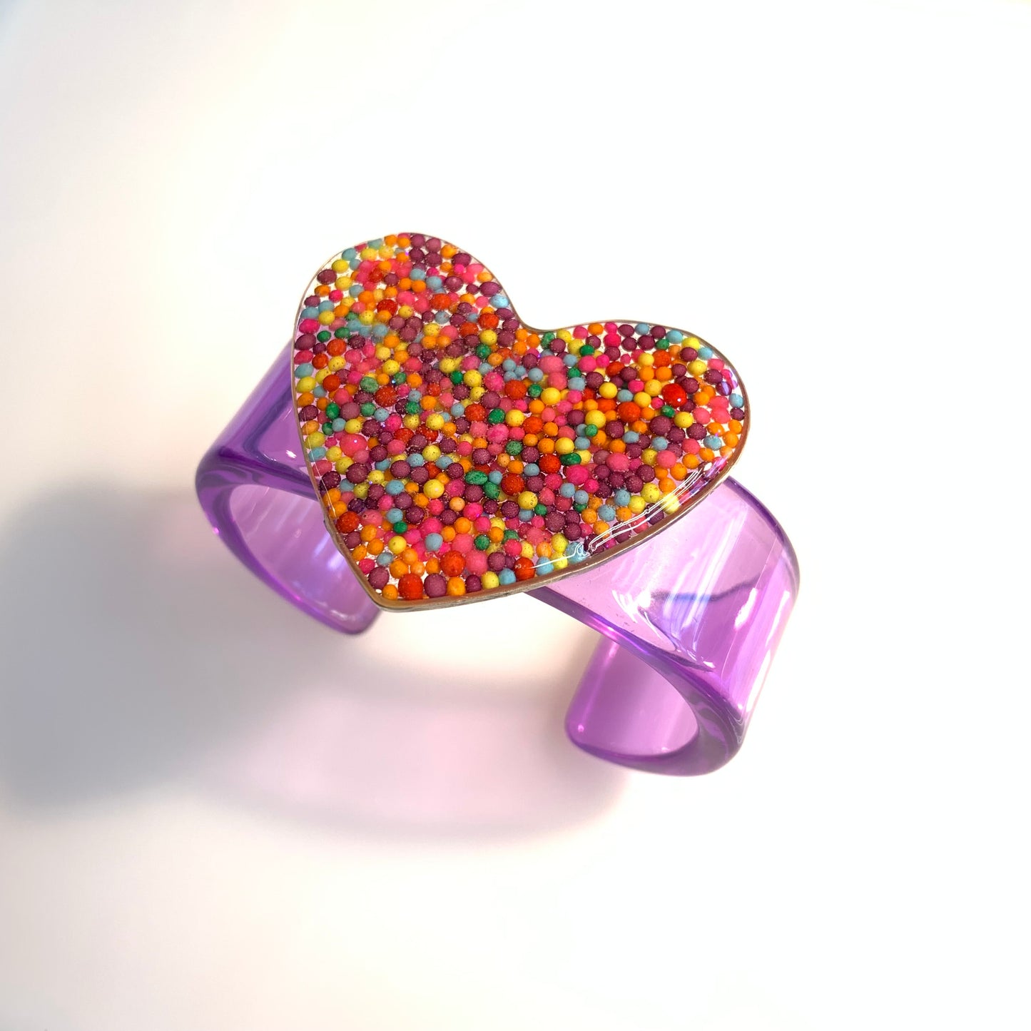 Sprinkles Large Heart cuff Bracelet