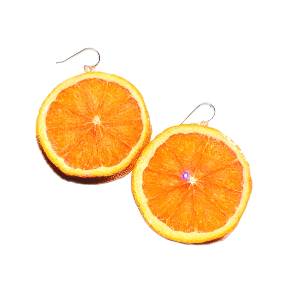 Orange Earrings