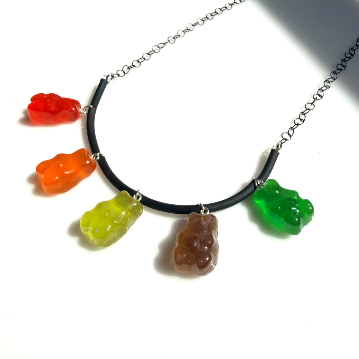 Gummy Bear Rainbow Necklace