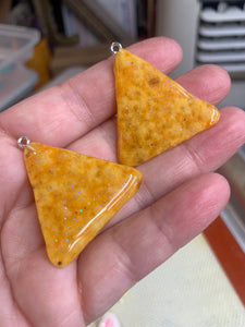 Small Tortilla Chip Earrings