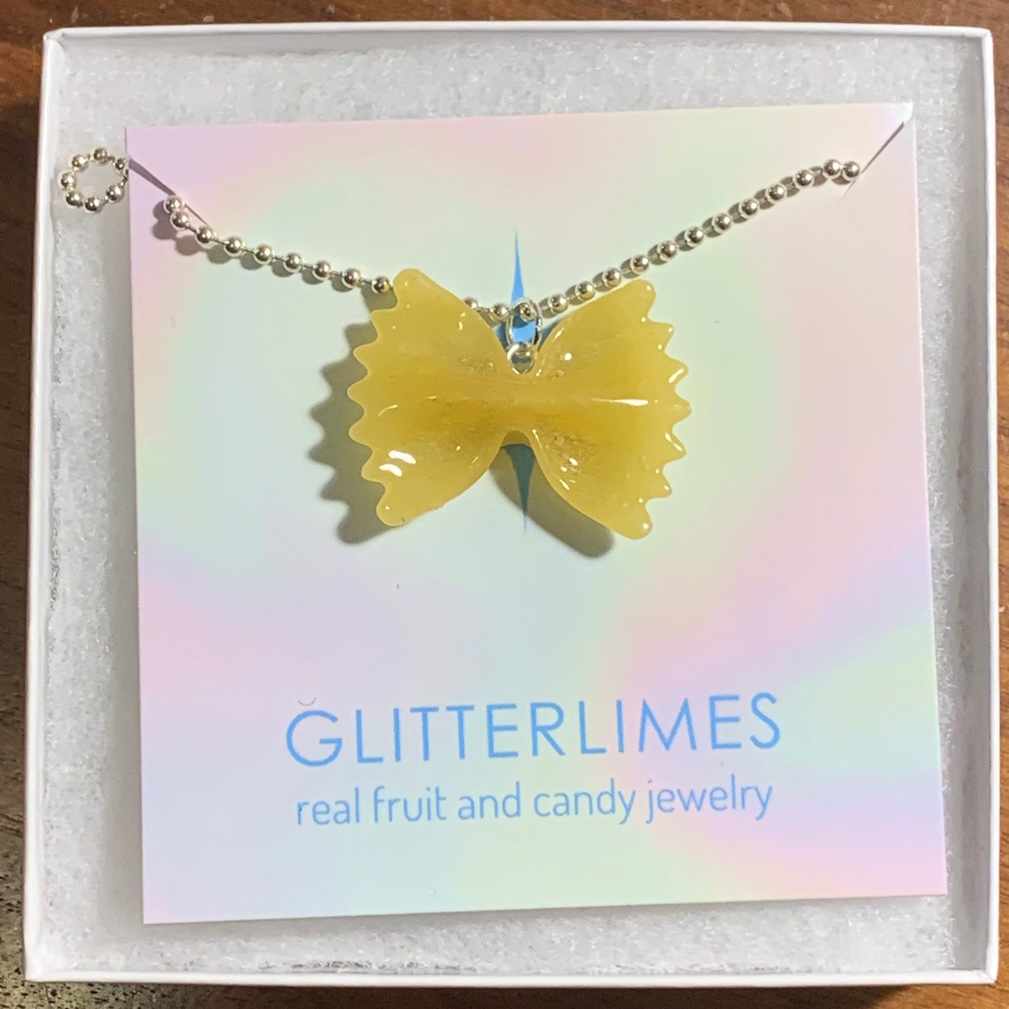 Farfalle Pasta Necklace