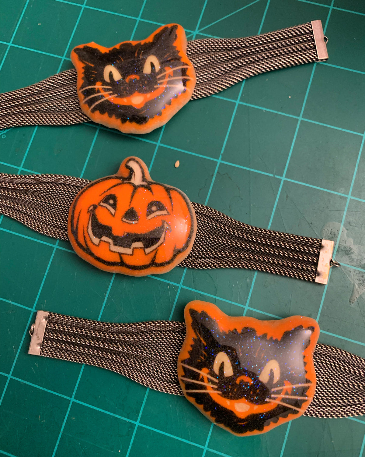 Sugar Cat Pumpkin Bracelets