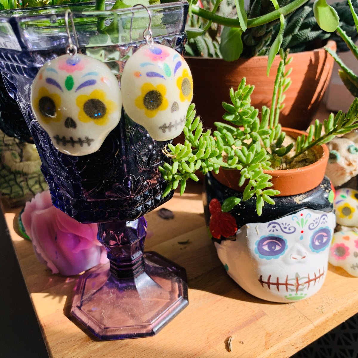 Sugar Skull Earrings