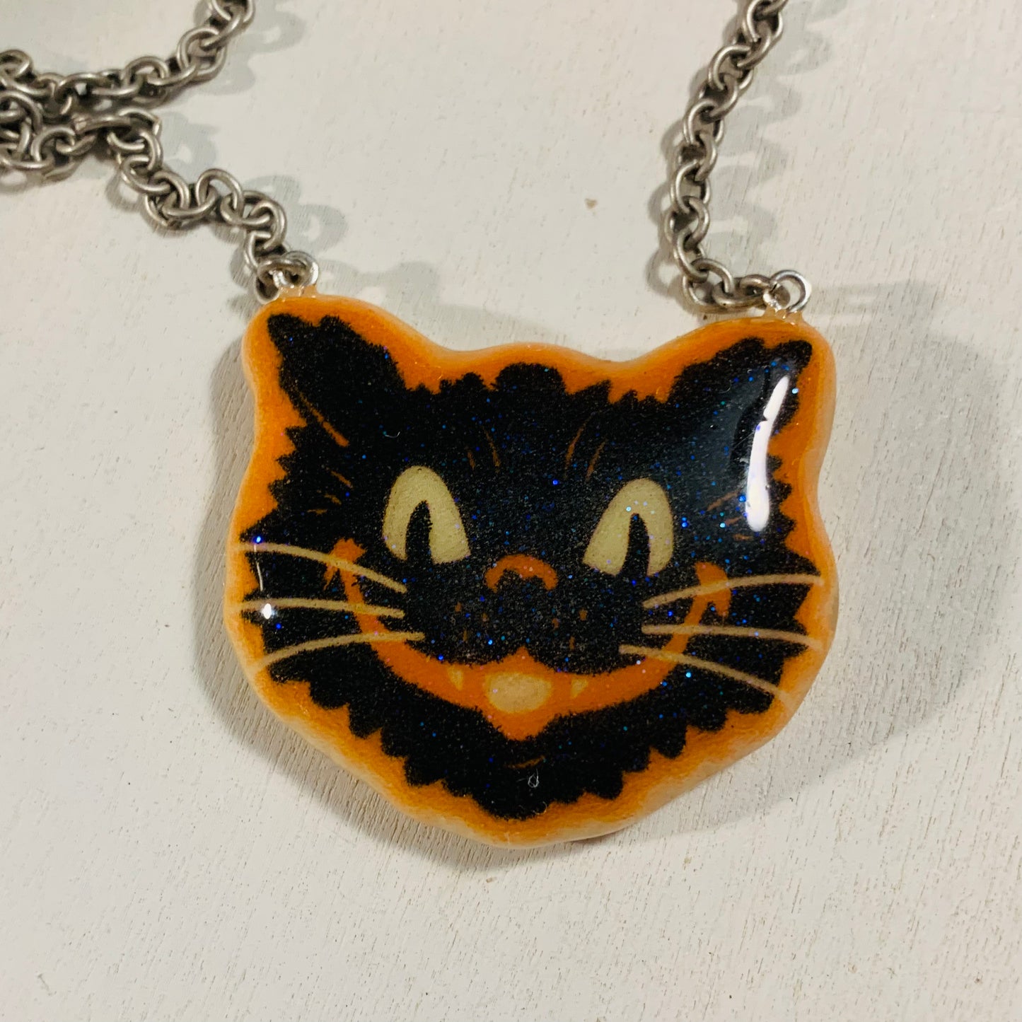 Vintage Cat Necklace