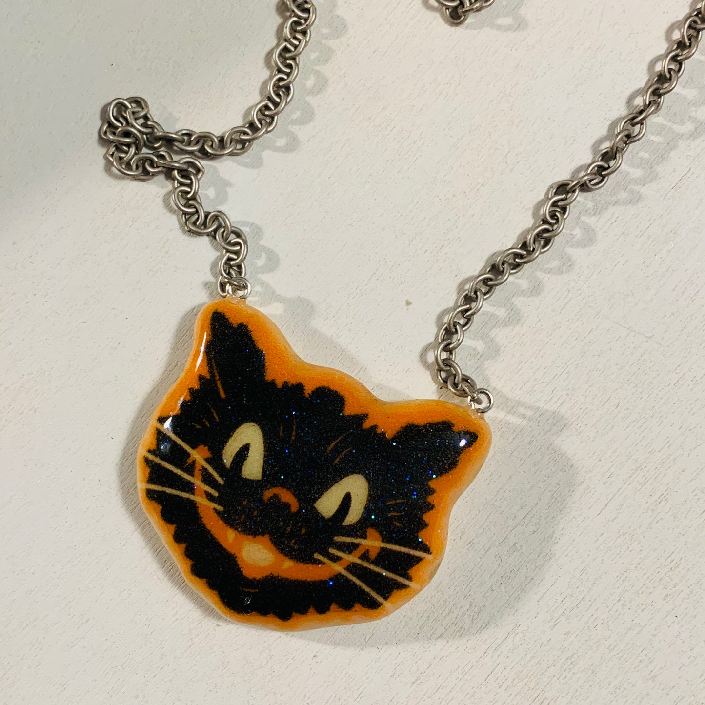 Vintage Cat Necklace