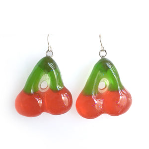 Gummy Cherry Earrings