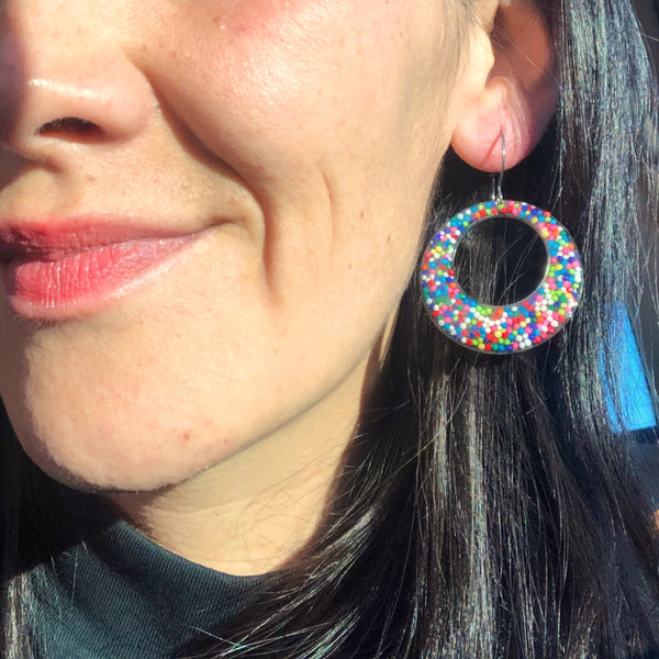 Sprinkles Loop Earrings