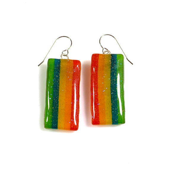 Rainbow Swing Earrings