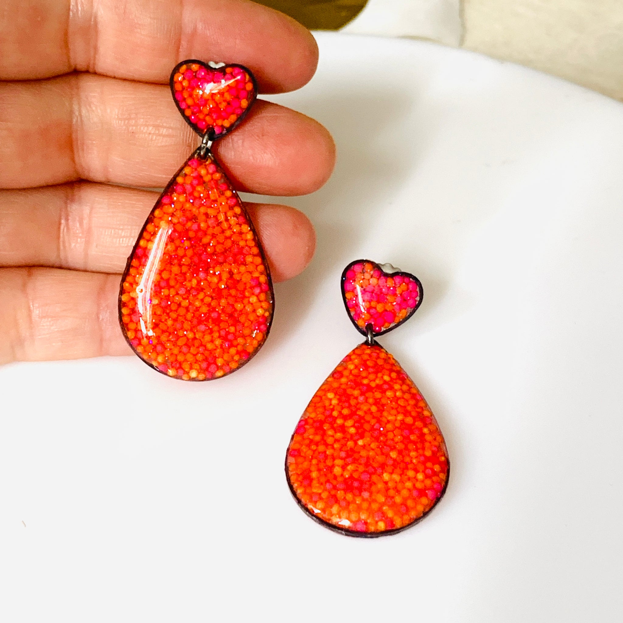 Heart Sprinkle Party Earrings