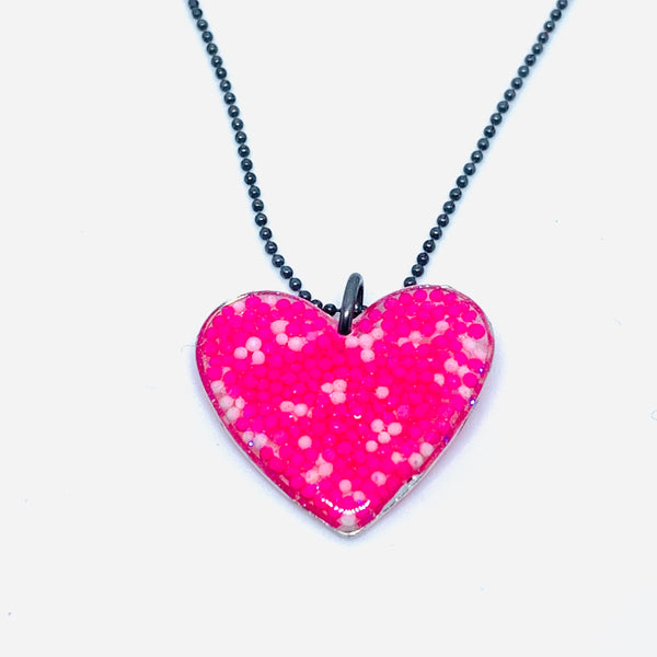 Sprinkle Heart Necklace